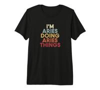 Aries Name Aries Personalized Name First Given T-Shirt Haut de Gamme