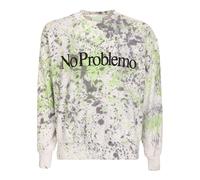 Aries - Paint Splatter SweaT-shirt - Homme - Sweatshirts et sweats à capuche - Multicolore - Taille: S