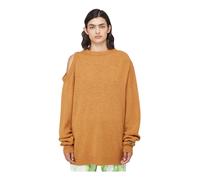 Aries - Pull Moderne à Découpes - Femme - Pulls - Orange - Taille: 42 FR