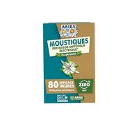 Aries Recharge Prise électrique Anti-Moustiques Concentré & Plaquettes x10