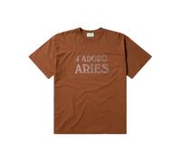 Aries - T-shirt à Manches Courtes Diamante - Homme - Tops - Brun - Taille: XL