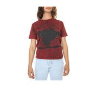 Aries - T-Shirt Ras du Cou - Femme - Tops - Rouge - Taille: 40 FR
