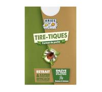 Aries ZK1 Carte à tiques pour Humains, Chiens et Chats - Format de Poche Pratique - 6 x 9 cm