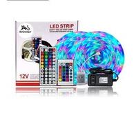 Ariestar® Ruban LED étanche 5M Bande 2835SMD RGB lumineuse flexible multicolore avec télécommande à 44 touches 300 LEDs 60W Multicolore G