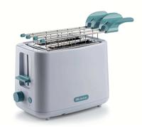 Grille-pain pour petit-déjeuner Ariete 157 760 W 2 tranches de pain Pinces en acier inoxydable 7 niveaux Blanc Blanc G