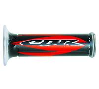 ARIETE 01687-C2R Paire Embouts de guidon noir Rouge