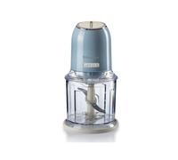 Ariete Hachoir électrique Vintage 438 – 2 vitesses, 4 lames inox, 600 ml, 400 W – Bleu clair