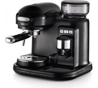 Ariete 1318 Machine à expresso avec moulin à café et machine à cappuccino, 15 bars, noir