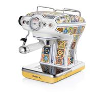 Ariete 1389 Positano Machine à café, 850 W, capacité du réservoir 0,9 l, filtre ½ tasses, plateau d'égouttement, cappuccinatore