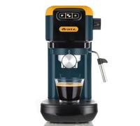Ariete 1399 Machine à Café Percolateur, pour Expresso, Cappuccino, Thé et Tisane, Compatible avec le Café en Poudre et les Dosettes ESE, 1300 W, 15 Bar de Pression, Filtre 1-2 Tasses, Mango Yellow