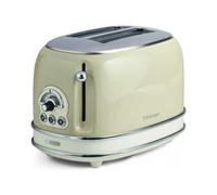 ARIETE 155 Grille-Pain Électrique Toaster Vintage Beige 810 WATT 2 Tranches