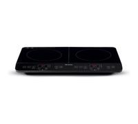 Ariete 1998/00 Noir Comptoir 58 cm Plaque avec zone à induction 2 zones