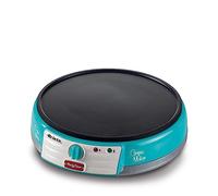 Ariete 202 Crepes Maker Party Time Plaque à crêpes antiadhésive, 2 spatules en bois, récepteur, 1000 W, bleu