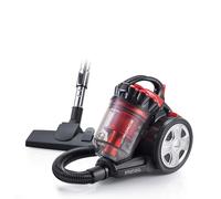 Ariete 2753 J-Force Aspirateur sans sac, technologie multi-cyclonique, filtre HEPA, triple classe A, rouge/noir