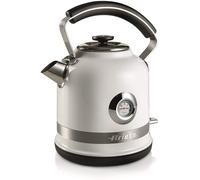 Ariete 2854 Bouilloire électrique moderne, 2000 W, capacité 1,7 L, sans fil, 360°, système d'arrêt automatique, filtre amovible, niveau d'eau visible, thermomètre Blanc