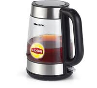 ARIETE 2874 Théière en verre Lipton sans fil - Capacité 1,7 L - 2200 W - Blanc