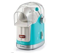 Ariete 2958 Machine à Pop Corn Party Time avec poignée, 1100 watts, contenance 600 g, cuisson à air chaud et sans matière grasse, bleu clair