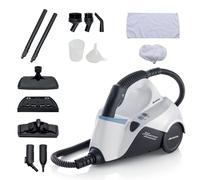 Ariete 4145 X Vapor Comfort - Nettoyeur Vapeur pour Remorquage, 1500 watts, 5 bar, Autonomie Continue de la Vapeur 45 ', Câble 6m, Blanc