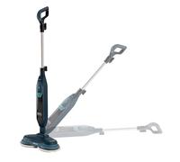 Ariete 4178 Dual Scrub Steam, Balai à vapeur avec chiffons rotatifs, 1200W, Réservoir 400cc, 2 vitesses, 4 chiffons, Bleu