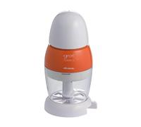 Râpe électrique Ariete 439 Gratì Turbo, bol à fromage, couvercle fraîcheur, capacité de la tasse 200 cc, lame en acier inoxydable, doseur intégré, blanc/orange