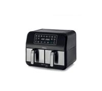 Ariete 4624 Friteuse à air chaud avec double panier 8 l 1700 W Noir, Argent