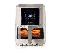 Ariete 4626 Friteuse à air 6L, 1300 W, capacité 6L, capacité de cuisson 2,5 kg, 8 programmes préréglés, température jusqu'à 200 °, panier transparent pour commande de cuisson, blanc