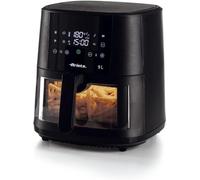 Ariete Friteuse à air 4630 – 9L 1500W, 8 programmes, fonction grill, panier transparent, Noir
