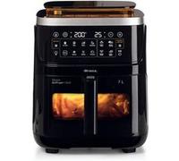 4636 Friteuse à air avec fonction vapeur Grill, 1700W, Fonction séchage, 10 fonctions de cuisson, Panier transparent, Minuterie, Eclairage intérieur,