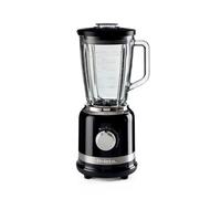 Ariete 585 Mixeur moderne, 1000 W, capacité 1,5 L, 4 vitesses + fonction pulse, tasse en verre gradué, 4 lames en acier inoxydable, noir