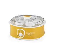 Ariete Yaourtière électrique Yogurella 617 – 7 pots en verre, 1,3 kg, 20 W – Blanc/Jaune