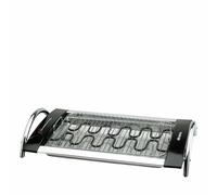 Ariete 732 Churrasco Grill - Double gril avec plateau en aluminium. Puissance 2000w. Réglage de la température de 60° à 250°