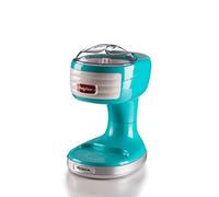 Ariete 76 Ice Crusher Party Time, Machine à Glace, 30 W, Panier Broyeur à Glace Amovible, Couvercle Transparent Jeu de Lames en Acier Inoxydable, Bleu Ciel