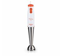 Ariete 881 Mélangeur par immersion Orange, Acier inoxydable, Blanc 200 W