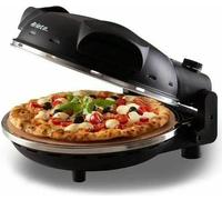 Ariete 917 Pizza in 4' minuti Four à pizza, 1200 W, pierre réfractaire avec traitement anti-adhérent, température Max 400°C, 5 niveaux de cuisson, noir