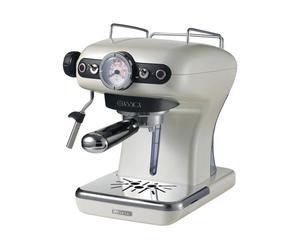 Ariete Classica 1389/17 - Machine à café avec buse vapeur "Cappuccino" - 15 bar - pearl