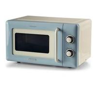 Ariete Forno a Microonde Vintage 3960 - 800W, 20L, 6 Livelli, Timer 30 min, Celeste Bleu G