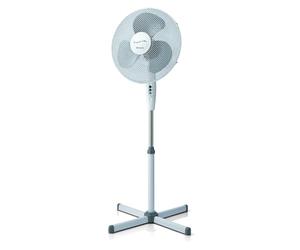 Ariete Freshair 845 - Ventilateur sur Pied Blanc 45W | 3 Vitesses, Oscillation & Inclinaison Réglable