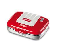 Ariete Gaufrier 1973 – Rouge – 700 W – Plaques anti-adhésives – Verrouillage de sécurité