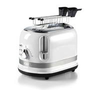 Toaster 2 fentes Moderna Ariete - Blanc - 6 niveaux de dorage - Fonction de dégivrage
