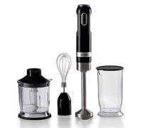 Ariete Moderne Mixeur Plongeant Verre Hachoir Et Fouet Noir 1000W
