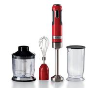 Ariete Moderne Rouge 602/00 Mixeur Plongeant Avec Verre, Hachoir
