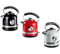 Ariete Retro Acier inoxydable Moderna Bouilloire 1,7 litres, Couleur:Noir