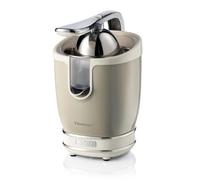 Ariete Vintage 413 Presse Agrumes Électrique avec Levier, 2 Cônes pour Petits et Grands Fruits, Bec verseur anti-goutte, Moteur Silencieux, Pressage Professionnel, 85W, Beige