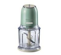 Ariete Vintage 438, Hachoir Électrique de Légumes et de Glace avec 2 Vitesses, 4 Lames en Acier Inoxydable, Pieds Antidérapants, 600 ml, 400W, Vert