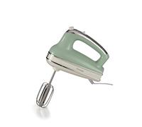 Ariete Vintage, Fouet Électrique Multifonction 1548, 5 Vitesses, Fonction Turbo, 2 Roues à Fouetter et Pétrir en Acier Inoxydable, Convient à la Pâte, Pizza, Crème Fouettée, 450W, Vert