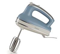 Ariete Vintage, Fouet Électrique Multifonction 1548, 5 Vitesses, Fonction Turbo, 2 Roues en Acier Inoxydable pour Fouetter et Pétrir, Convient à la Pâte, Pizza, Crème Fouettée, 450W, Bleu Clair