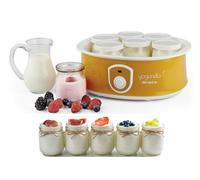 Ariete Yaourtière 0617 Yogurella + 7 Pots Pour Yaourt 1,5L 20W Jaune