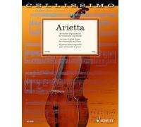 Arietta: 40 pièces faciles originales. cello and piano.