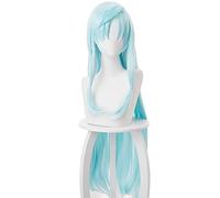 Arifureta: du banal au plus fort Shia Haulia Cosplays Perruque 100cm Longue Perruque Synthétique Bleu Clair Pelucas Taille Unique Shia Haulia