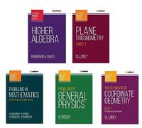 Arihant Higher Algebra,Plane Trigonometry,Problems in Mathematics with Hints and Solutions,Problems in General Physics,The Elements Of Coordinate Geometry (Set of 5 Book) [Paperback] Atihant Team